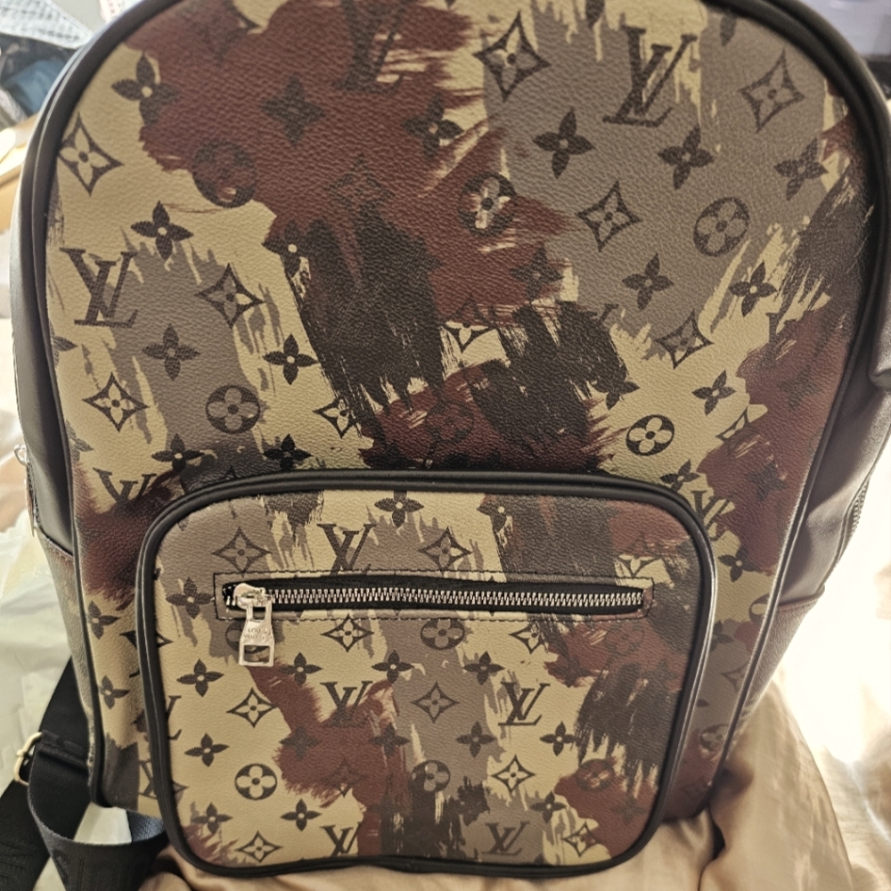 Louis Vuitton Army Patched Backpack